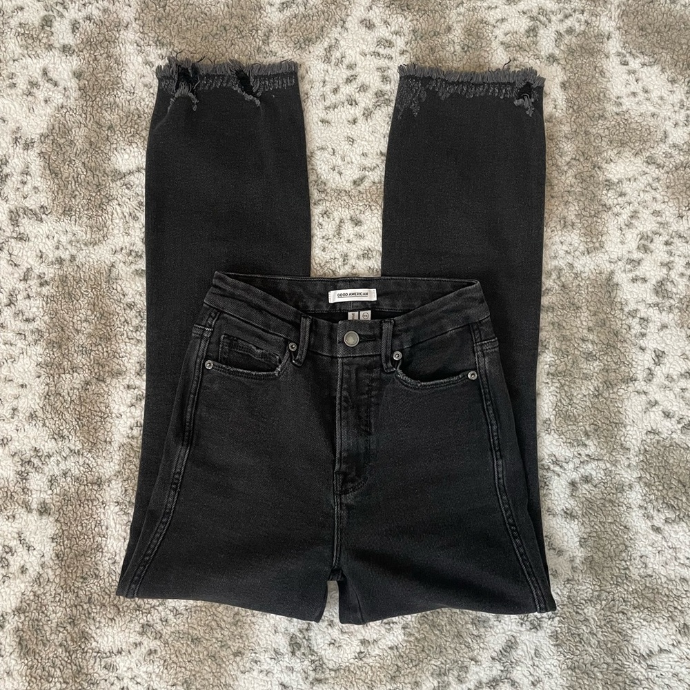 Good Curve High Waist Straight Leg Jeans